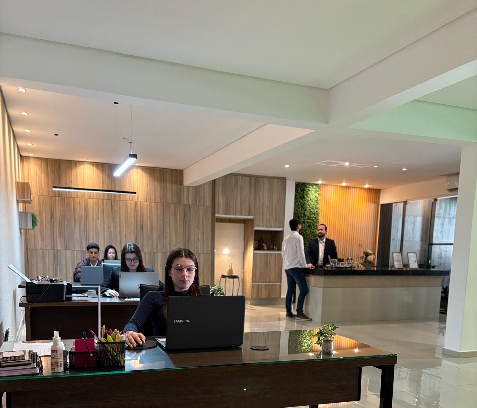 Fotografia corporativa de alta resolução da equipe Agnus